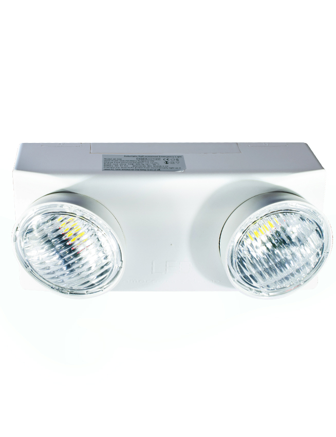 LED Emergency Light (Twin Head, Color White) from Ecoshift