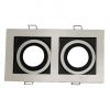 LED Housing and Fixtures Philippines MR16 GU10 E27 Spot Light Square Black and White