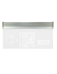LED Emergency light Philippines Fire Exit Double Face Glass Plastic Single Acrylic Clear Green