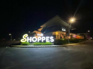 Ecoshift’s lighting project – LED ceiling lights at The Shoppes in Angeles, Pampanga