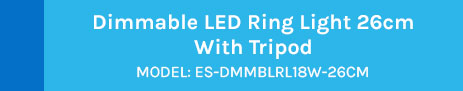 TAG---Dimmable-LED-Ring-Light-26cm-with-Tripod