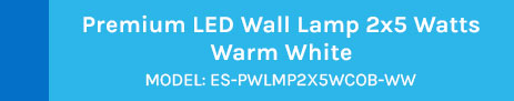 TAG---Premium-LED-Wall-Lamp-2x5-Watts-Warm-White