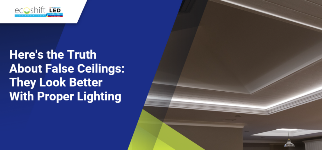 Modern LED Strip Lights for False Ceiling | Ecoshift Corp