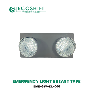 LED Emergency Light Twin Head Color White - Ecoshift Corporation
