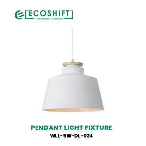 Pendant Light Housing Metal White Cylindrical B - Ecoshift Corporation