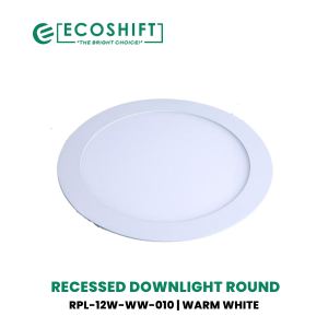 LED Panel Light Round 12W Warm-White - Ecoshift Corporation