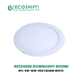 LED Panel Light Round 6W Warm-White - Ecoshift Corporation