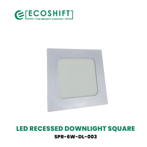 Led Panel Light – Square Recessed 6W Daylight - Ecoshift Corporation