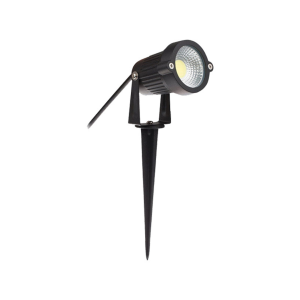 LED garden lamp, 7W, warm-white, COB type, with stake – outdoor landscape lighting.