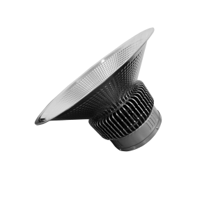 Economy LED highbay light, 100W, daylight – efficient warehouse lighting.