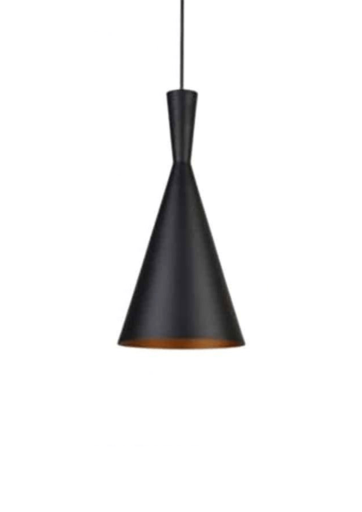 Pendant Light Housing Vintage Black Cone