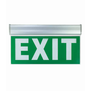 LED exit light, acrylic, double face