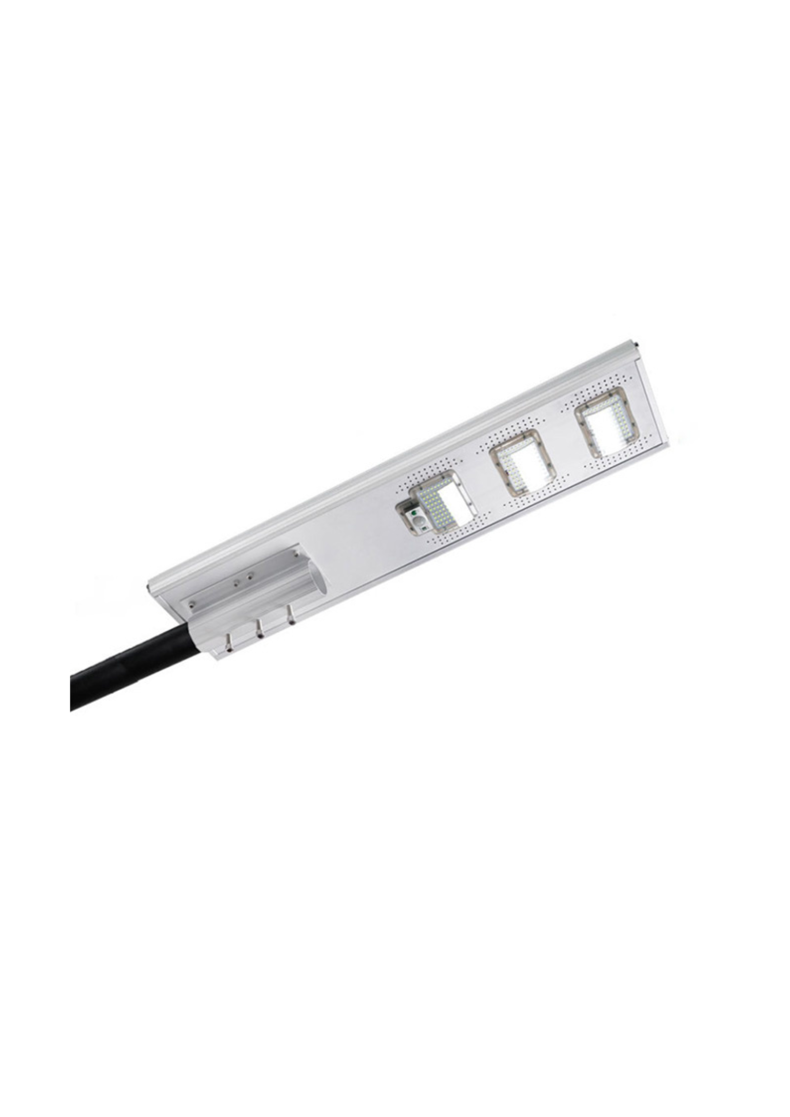 Deluxe integrated LED solar street light, 150W, daylight – efficient outdoor lighting.