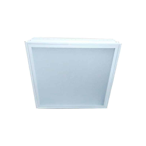 Recessed type louver housing, 2X2FT, prismatic cover, 24X24″ – modern lighting fixture.