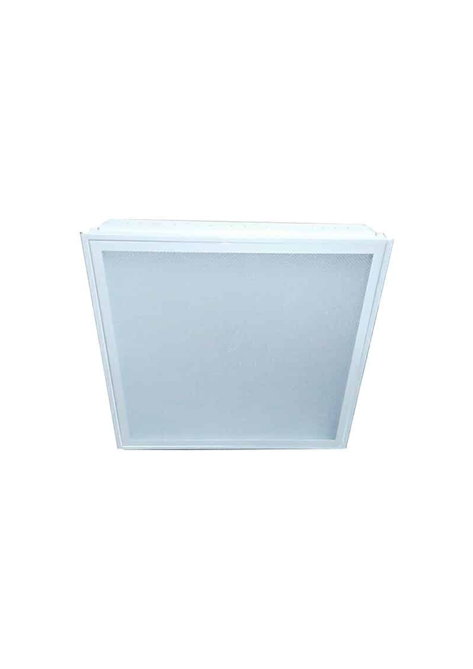 Recessed type louver housing, 2X2FT, prismatic cover, 24X24″ – modern lighting fixture.