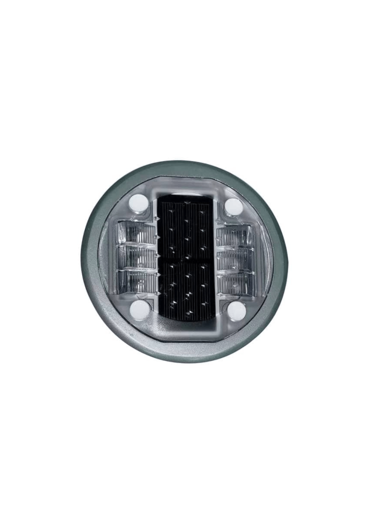 Premium Solar Stud Blinking Green Round