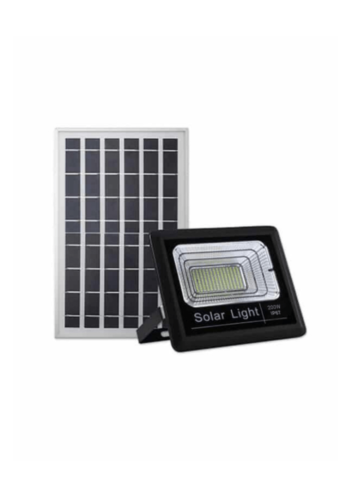 Deluxe Led Solar Flood Light Aluminum 300W Daylight