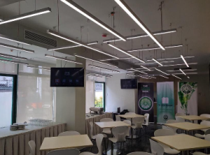 De La Salle University-Manila showcasing a modern university lighting project.