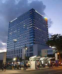 J.P. Morgan Philippines office interior featuring a new LED lighting project.
