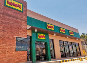 Mang Inasal Fast Food Chain featuring a new lighting project for enhanced ambiance.